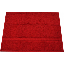 Kéztörlő piros: 30 cm X 50 cm 100% PAMUT!